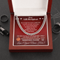 Basketball Gift – Cuban Link Necklace with Personalized Message - Athlete's Gift Shop