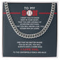 Cuban Link Necklace - To My Son, Achieve Anything, Home Base - Athlete's Gift Shop