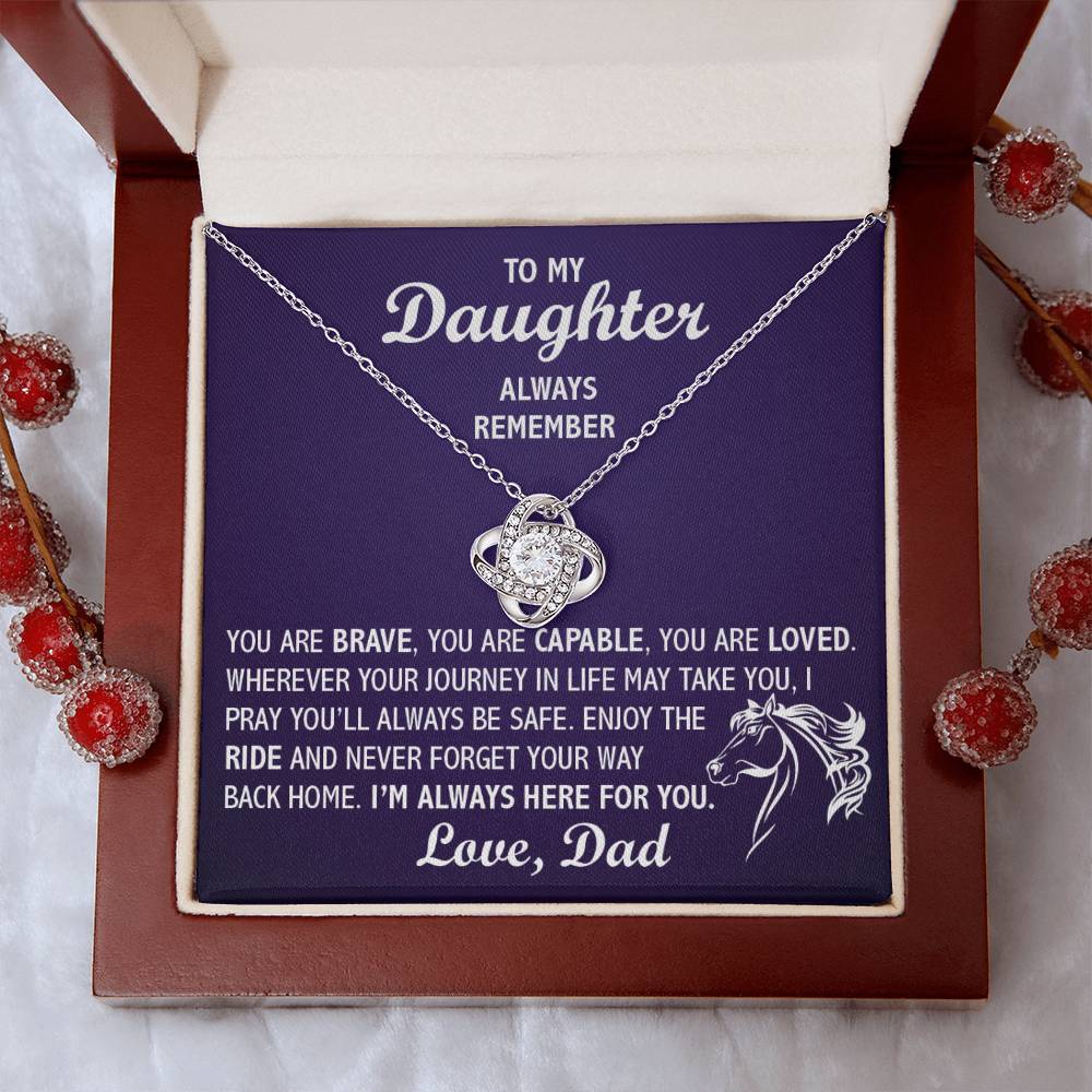 To My Daughter - Enjoy The Ride - Athlete's Gift Shop
