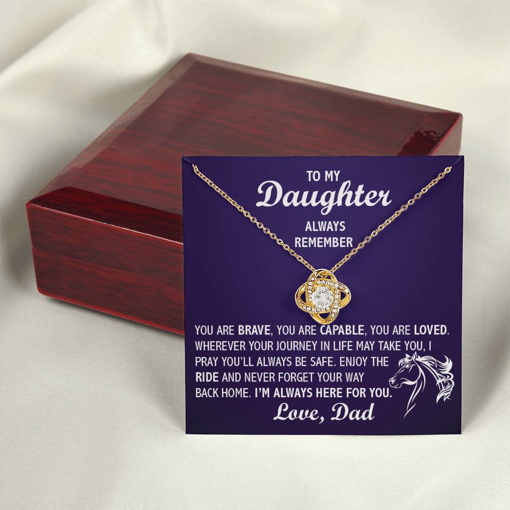 To My Daughter - Enjoy The Ride - Athlete's Gift Shop