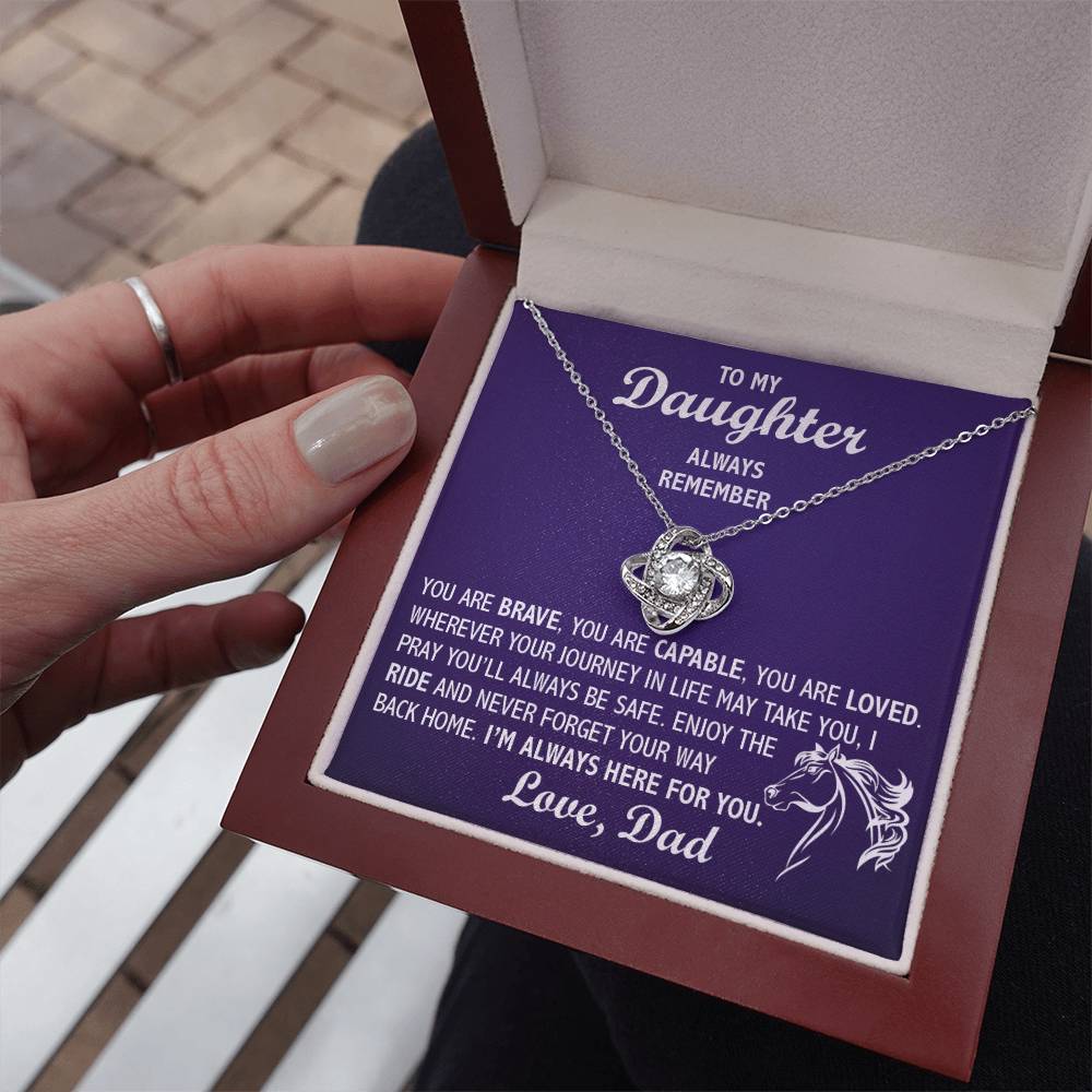 To My Daughter - Enjoy The Ride - Athlete's Gift Shop