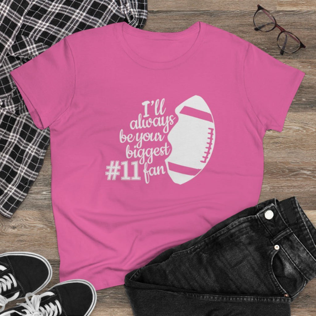 Football Personalized Women's Tee - Your Biggest Fan