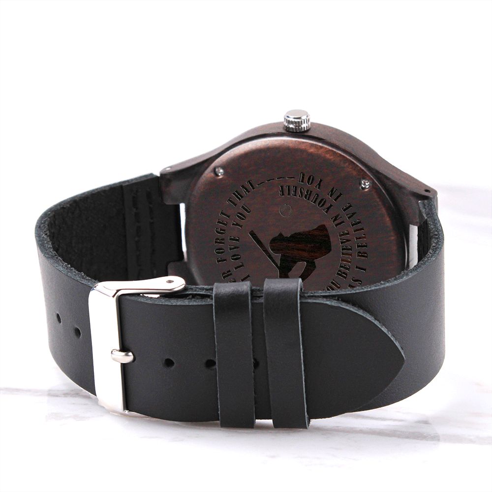 Never Forget I Love You - Baseball Watch - Athlete's Gift Shop