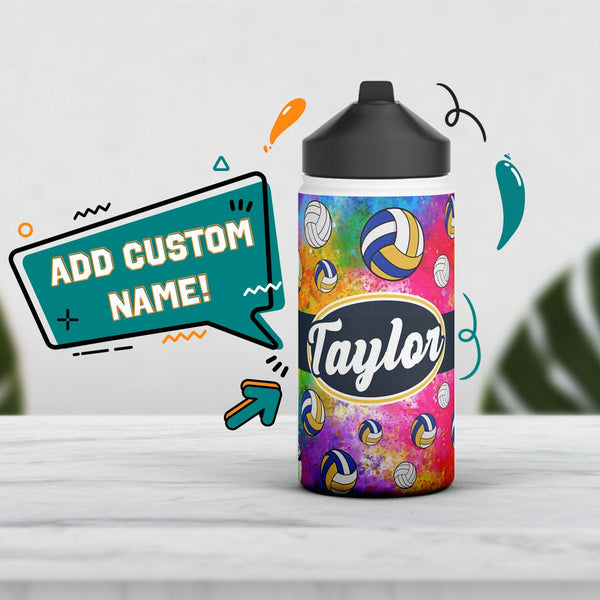 Personalized Volleyball Water Bottle Athlete's Gift Shop