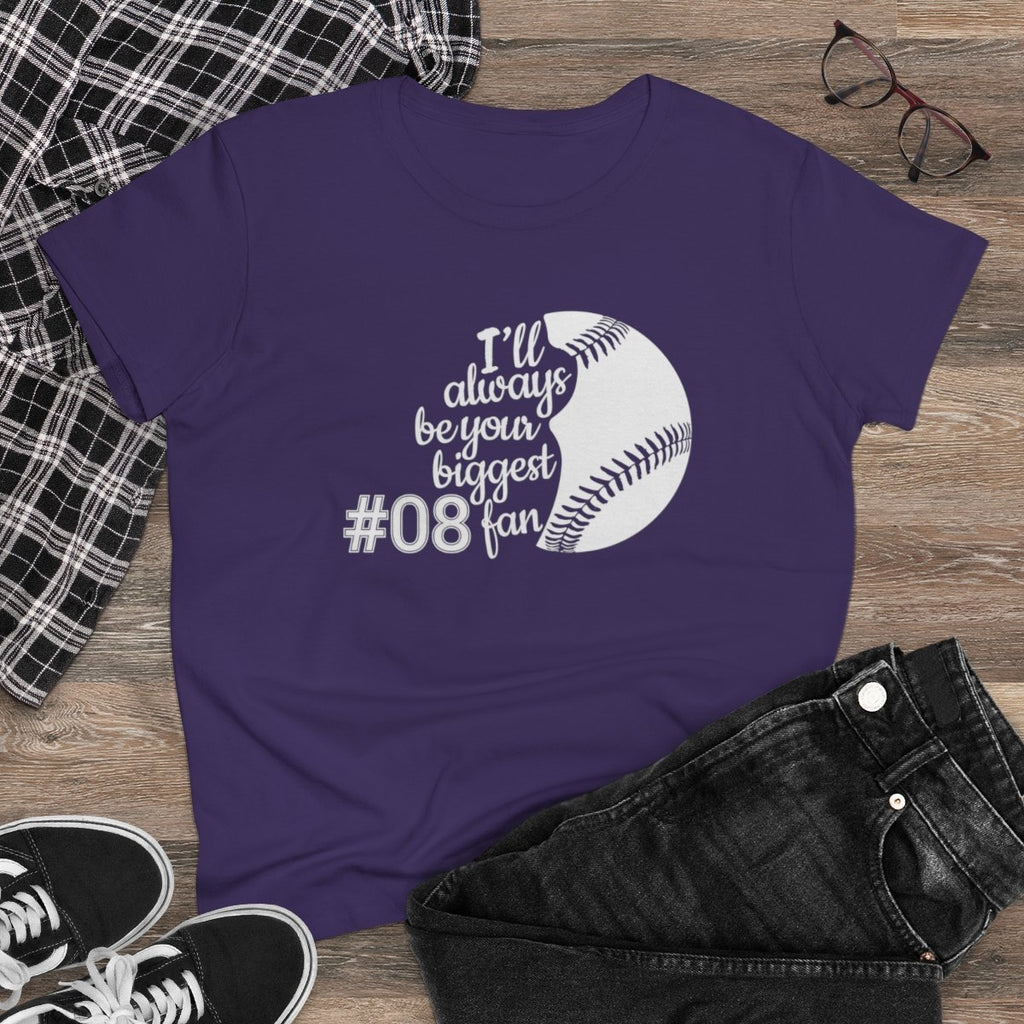 Softball Personalized Women's Tee - Your Biggest Fan