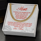 To My Cycling Son - Cuban Link Necklace - Athlete's Gift Shop