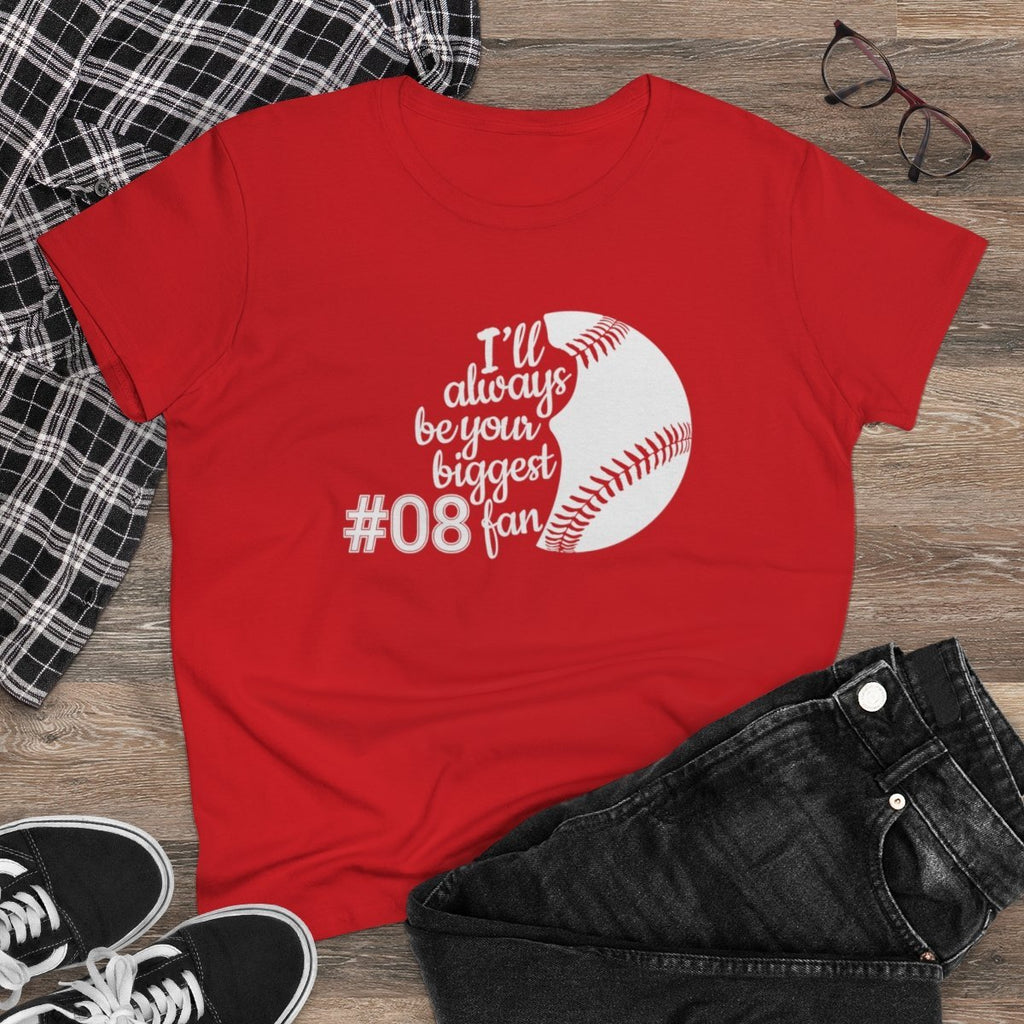 Baseball Personalized Women's Tee - Your Biggest Fan
