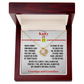 Gymnast Gift - Love Knot Necklace with Personalized Message Box