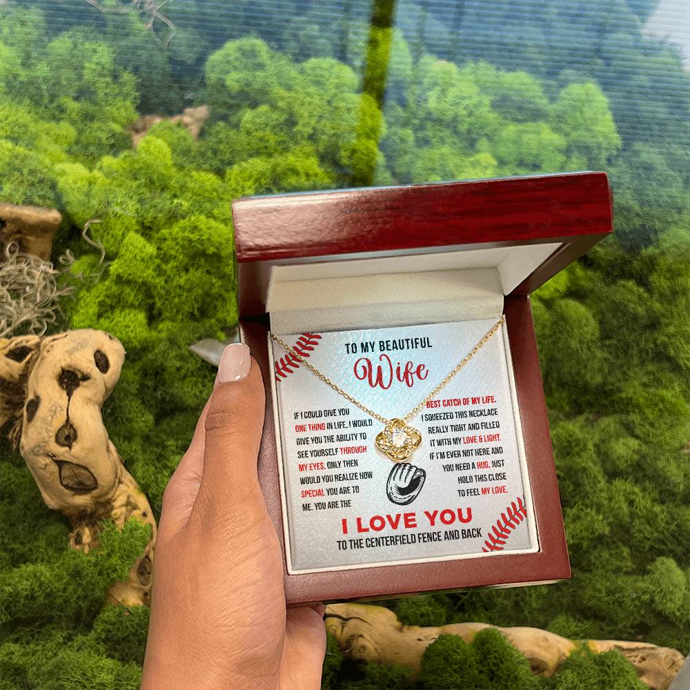 To My Wife - Best Catch - Love Knot Necklace