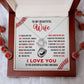 To My Wife - Best Catch - Love Knot Necklace