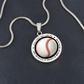 Baseball Necklace - Believe In Yourself - Engraved Message - Athlete's Gift Shop