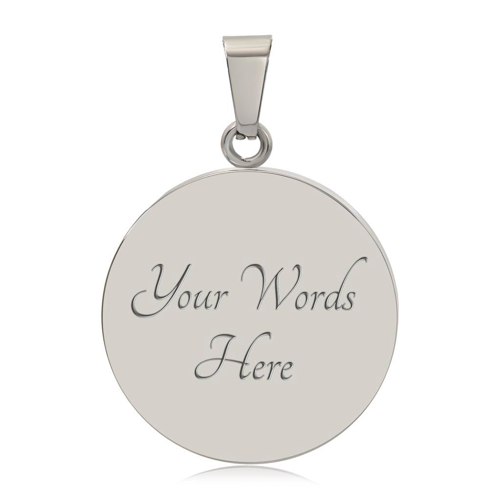 Baseball Necklace - Believe In Yourself - Engraved Message - Athlete's Gift Shop