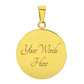 Baseball Necklace - Believe In Yourself - Engraved Message - Athlete's Gift Shop