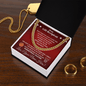Basketball Gift – Cuban Link Necklace with Personalized Message - Athlete's Gift Shop