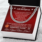 Basketball Gift – Cuban Link Necklace with Personalized Message - Athlete's Gift Shop
