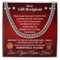 Basketball Gift – Cuban Link Necklace with Personalized Message - Athlete's Gift Shop