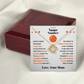 Basketball Gift - Love Knot Necklace with Personalized Message Box - Athlete's Gift Shop