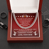 Cuban Link Necklace - My Basketball Son, 1 Fan, Love Mom - Athlete's Gift Shop