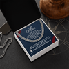 Cuban Link Necklace - To My Baseball Man, The Day I Met You - Athlete's Gift Shop