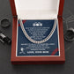 Cuban Link Necklace - To My Baseball Son - Athlete's Gift Shop