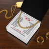 Cuban Link Necklace - To My Baseball Son, No Matter Where You Go - Athlete's Gift Shop