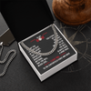 Cuban Link Necklace - To My Baseball Son, No Matter Where You Go - Athlete's Gift Shop