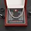 Cuban Link Necklace - To My Baseball Son, No Matter Where You Go - Athlete's Gift Shop