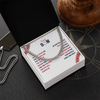 Cuban Link Necklace - To My Baseball Son, You are Loved, Always Home Base - Athlete's Gift Shop