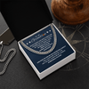 Cuban Link Necklace - To My Basketball Grandson, Always With You - Athlete's Gift Shop