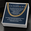 Cuban Link Necklace - To My Basketball Grandson, Always With You - Athlete's Gift Shop