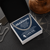 Cuban Link Necklace - To My Football Grandson, Always Have a Home Field - Athlete's Gift Shop