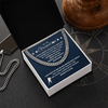 Cuban Link Necklace - To My Hockey Grandson, Always With You - Athlete's Gift Shop