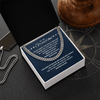Cuban Link Necklace - To My Soccer Grandson, Always Be With You - Athlete's Gift Shop