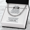 Cuban Link Necklace - To My Soccer Son, Always Have a Home Field - Athlete's Gift Shop