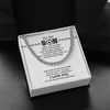 Cuban Link Necklace - To My Soccer Son, Always Have a Home Field - Athlete's Gift Shop