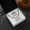 Cuban Link Necklace - To My Soccer Son, Always Have a Home Field - Athlete's Gift Shop