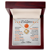 Love Knot Necklace - To My Basketball Daughter, Shoot Your Shot, Love Mom - Athlete's Gift Shop