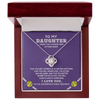 Love Knot Necklace - To My Softball Daughter, Want You to Know (Purple background) - Athlete's Gift Shop