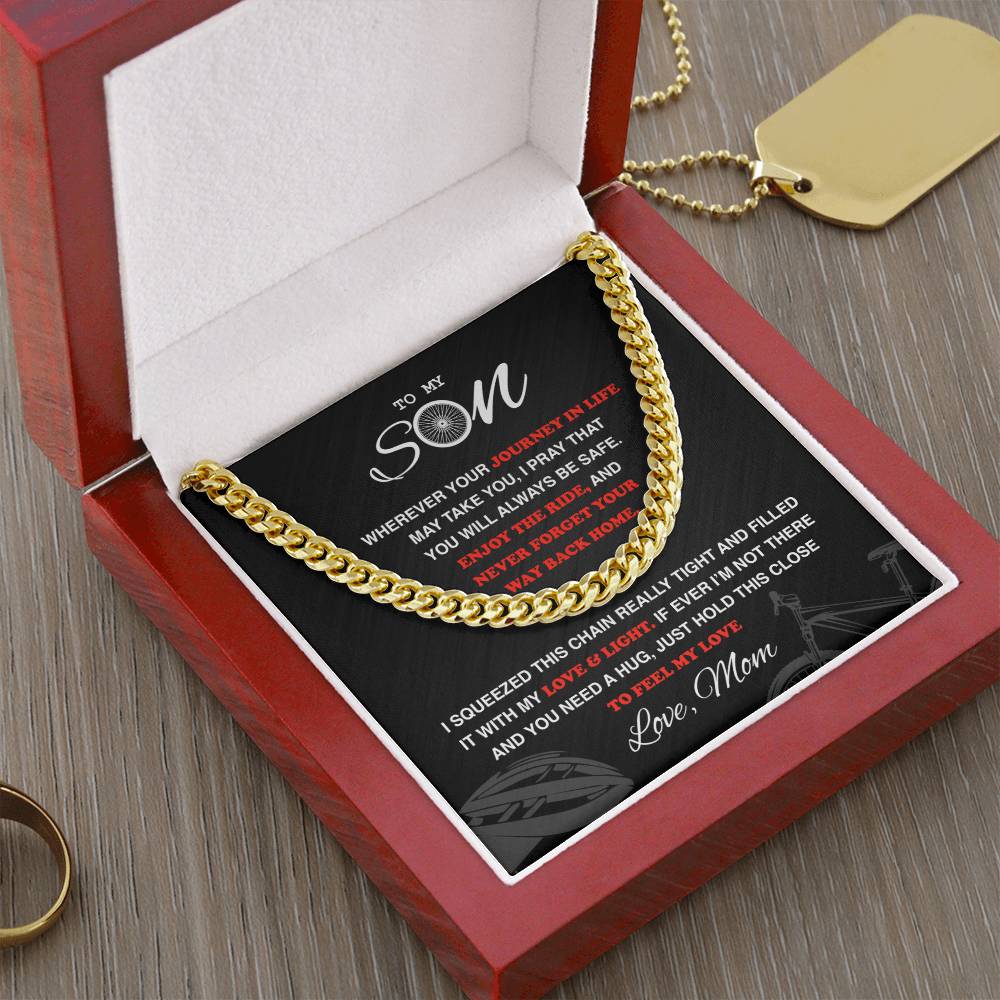 My Cycling Son - Cuban Link Necklace - Athlete's Gift Shop
