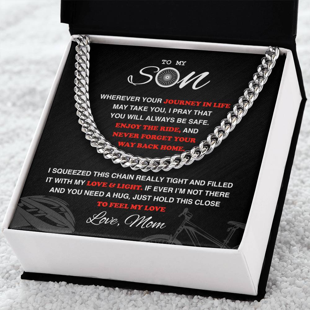 My Cycling Son - Cuban Link Necklace - Athlete's Gift Shop