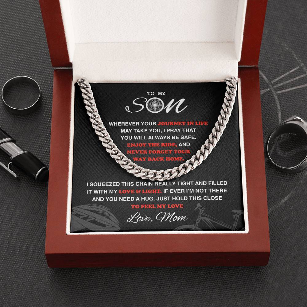 My Cycling Son - Cuban Link Necklace - Athlete's Gift Shop