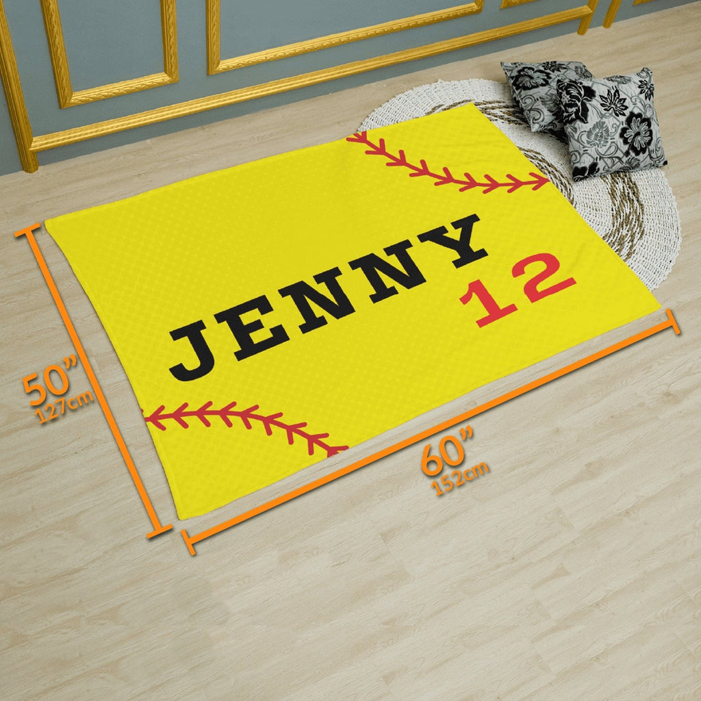 Personalized Sports Blanket (50" x 60")