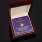 Soccer Gift - Love Knot Necklace with Personalized Message Box - Athlete's Gift Shop