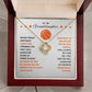 To My Basketball Granddaughter - Love Knot Necklace - Athlete's Gift Shop