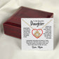 To My Daughter - Love Knot Necklace - Athlete's Gift Shop