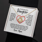 To My Daughter - Love Knot Necklace - Athlete's Gift Shop