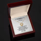 To My Soccer Daughter - Love Knot Necklace - Athlete's Gift Shop
