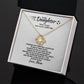 To My Soccer Daughter - Love Knot Necklace - Athlete's Gift Shop