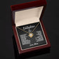 To My Soccer Daughter - Love Knot Necklace - Athlete's Gift Shop