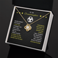 To My Soccer Granddaughter - Love Knot Necklace - Athlete's Gift Shop